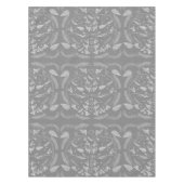 フェザー素朴ラブバーズパターンコテージロッジ テーブルクロス (正面)