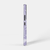 フェザー霜の降りたラベンダー銀河系S22ケース SAMSUNG GALAXYケース (右側面)