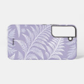 フェザー霜の降りたラベンダー銀河系S22ケース SAMSUNG GALAXYケース (裏面横)