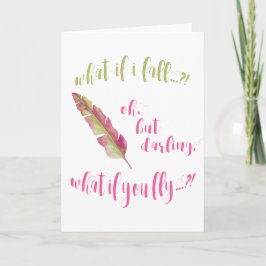 フェザー – もし何秋?勇気付けられる カード