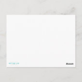 フェザー – もし何秋?-感動的引用文 ポストカード (裏面)