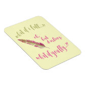 フェザー – もし何秋?感動的引用文 マグネット (右側)