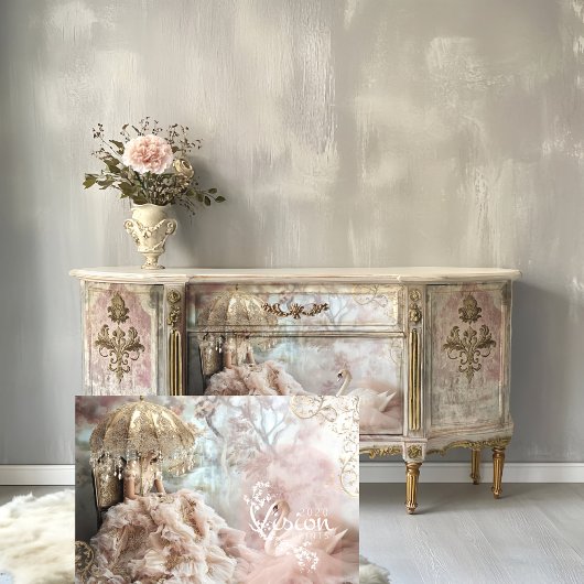 フェザー&タール、ロマンチックなスワン&レディエレガントー 薄葉紙