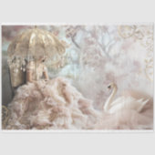 フェザー&タール、ロマンチックなスワン&レディエレガントー 薄葉紙 (正面)