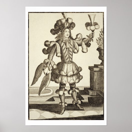 フェザー・ディーラー、パブのコスチュームby Gerard Valck ポスター (正面)