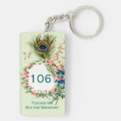 フェザー&フローラリースインルームキーチェーン キーホルダー (裏面)
