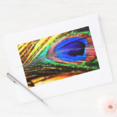 フェザーbyシャーリー・テイラー 長方形シール (封筒)