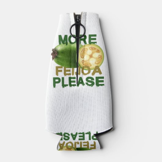 フェジョア・フルーツ！めったにフルーツ好きにはかわいいプレゼントE ボトルクーラー (裏面)