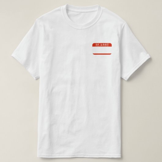 フェスもしフ失ったムに電話して Tシャツ (デザイン正面)
