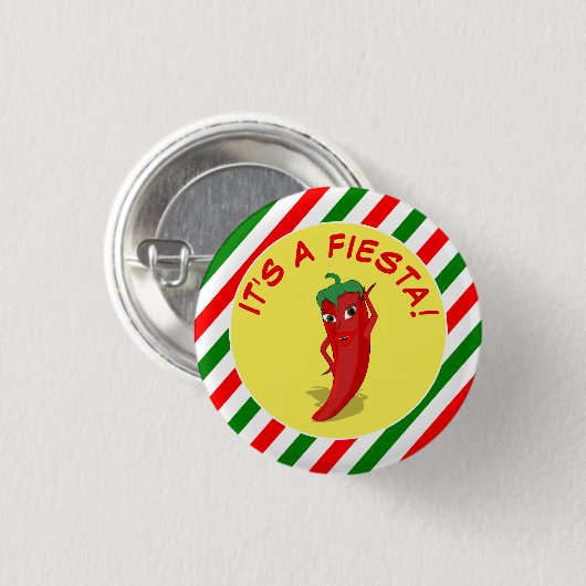 フェスタだ 缶バッジ (正面&裏面)