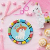 フェスタのアメリカのエスキモー犬 ペーパープレート (パーティー)