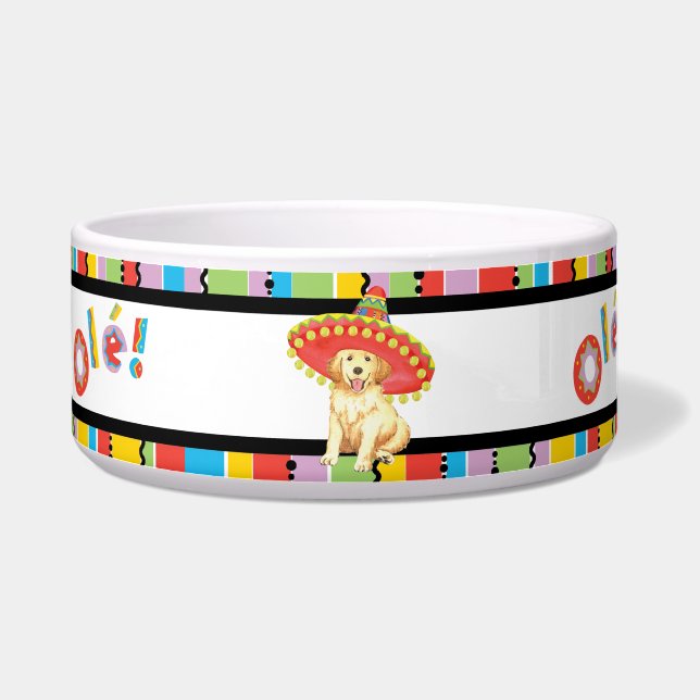 フェスタのゴールデン・リトリーバー ボウル (左)