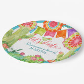 フェスタのサボテンのキンセアニェラの第15誕生会を許可します ペーパープレート (アングル)