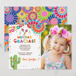 フェスタのサボテンのメキシコNacho平均Muchas Gracias 招待状