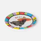 フェスタのスコットランド人テリア ペーパープレート (アングル)