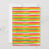 フェスタのタコスの「一続きベビーのベビーのサンキューカード 招待状 (裏面)