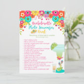 フェスタのテーマのバチェロレッテのゴミ集め競争 招待状 (スタンド正面)