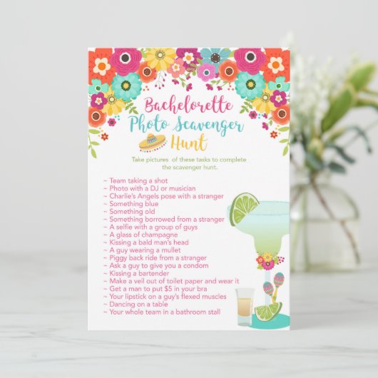 フェスタのテーマのバチェロレッテのゴミ集め競争 招待状 (スタンド正面)