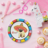 フェスタのパグ ペーパープレート (パーティー)