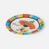 フェスタのパグ ペーパープレート (アングル)