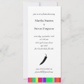 フェスタのパーティの招待状|のメキシコトウガラシ 招待状 (裏面)