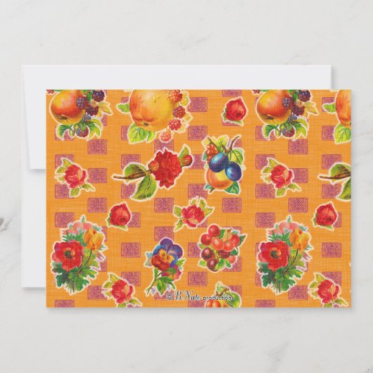 フェスタのパーティの招待状-マリアッチはオレンジに人を配置します 招待状 (裏面)