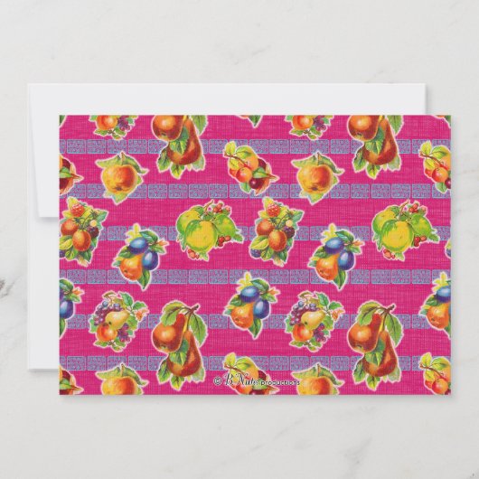 フェスタのパーティの招待状-メキシコダンサーのマゼンタ 招待状 (裏面)