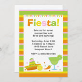 フェスタのパーティの招待状 招待状 (正面/裏面)