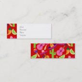 フェスタのパーティーのソンブレロはギターのMaracaのサグアロを石灰で消毒します スキニー名刺 (正面/裏面)