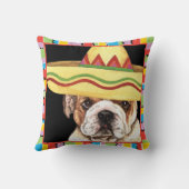 フェスタのブルドッグ クッション (裏面)