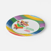 フェスタのベビーシャワーのプレート、メキシコパーティー ペーパープレート (アングル)