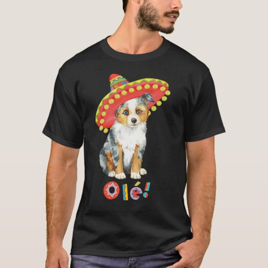 フェスタのミニチュアアメリカの羊飼い Tシャツ (正面)