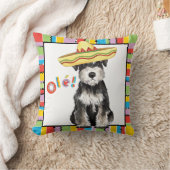 フェスタのミニチュア・シュナウツァー クッション (ブランケット)