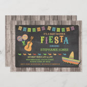 フェスタのメキシコのメキシコベビーシャワーのパーティーの招待 招待状 (正面/裏面)