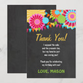 フェスタのメキシコ誕生会のサンキューカード サンキューカード (正面/裏面)