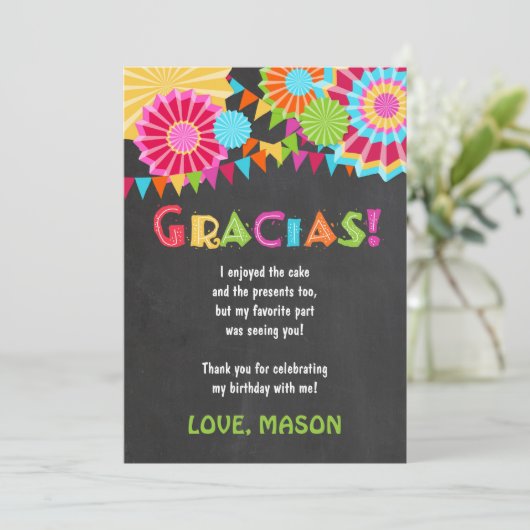 フェスタのメキシコ誕生会のサンキューカード サンキューカード (スタンド正面)