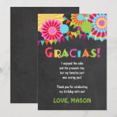 フェスタのメキシコ誕生会のサンキューカード サンキューカード (正面/裏面)