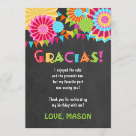 フェスタのメキシコ誕生会のサンキューカード サンキューカード