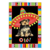 フェスタのヨークシャーテリアの挨拶状 (正面)