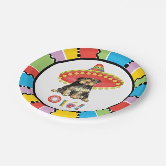 フェスタのヨークシャーテリア ペーパープレート (アングル)