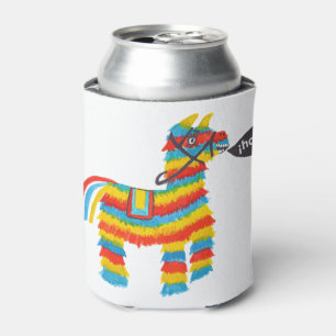 フェスタの多彩なろばのpiñataはholaを言います 缶クーラー