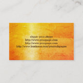 フェスタの水彩画の両側をカスタマイズ 名刺 (裏面)