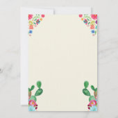 フェスタの第1誕生日の招待状のNacho平均パーティー 招待状 (裏面)