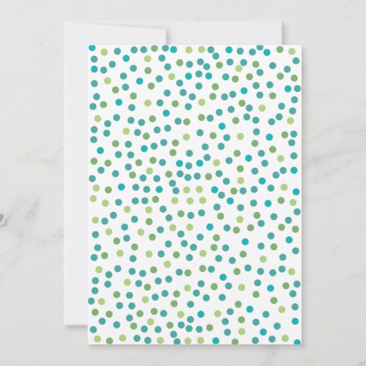 フェスタの第40誕生日の招待状の神聖なグアカモーレ40 招待状 (裏面)