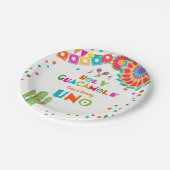 フェスタの紙皿のサボテンのメキシコ神聖なグアカモーレ ペーパープレート (アングル)