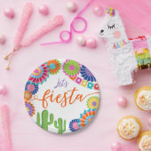 フェスタの紙皿のメキシコサボテンのシャワーは ペーパープレート (パーティー)