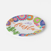 フェスタの紙皿のメキシコサボテンのシャワーは ペーパープレート (アングル)