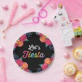 フェスタの紙皿は。 メキシコ花の紙 ペーパープレート (パーティー)