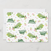 フェスタの誕生日の招待状のタコスの一続きパーティー 招待状 (裏面)