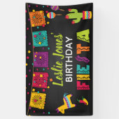 フェスタの誕生日の旗 横断幕 (縦)